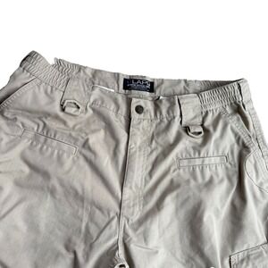 LAPG Men's Basic Operator Pant w/ Elastic Waistband 40x30 Khaki Tactical